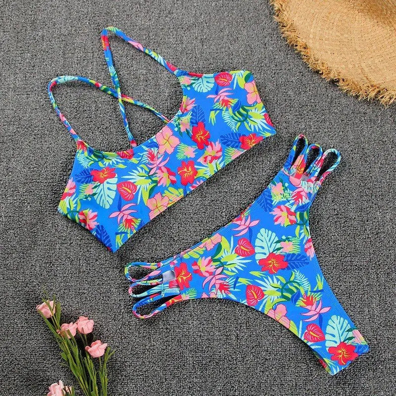 Bikini Alexia Cola Less Con Tiras Y Espalda Cruzada