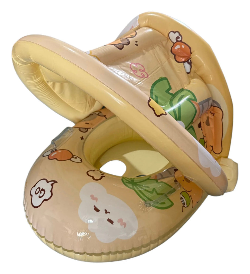 Flotador Inflable Bebe Silla Salva Vida Con Techo Uniteduy