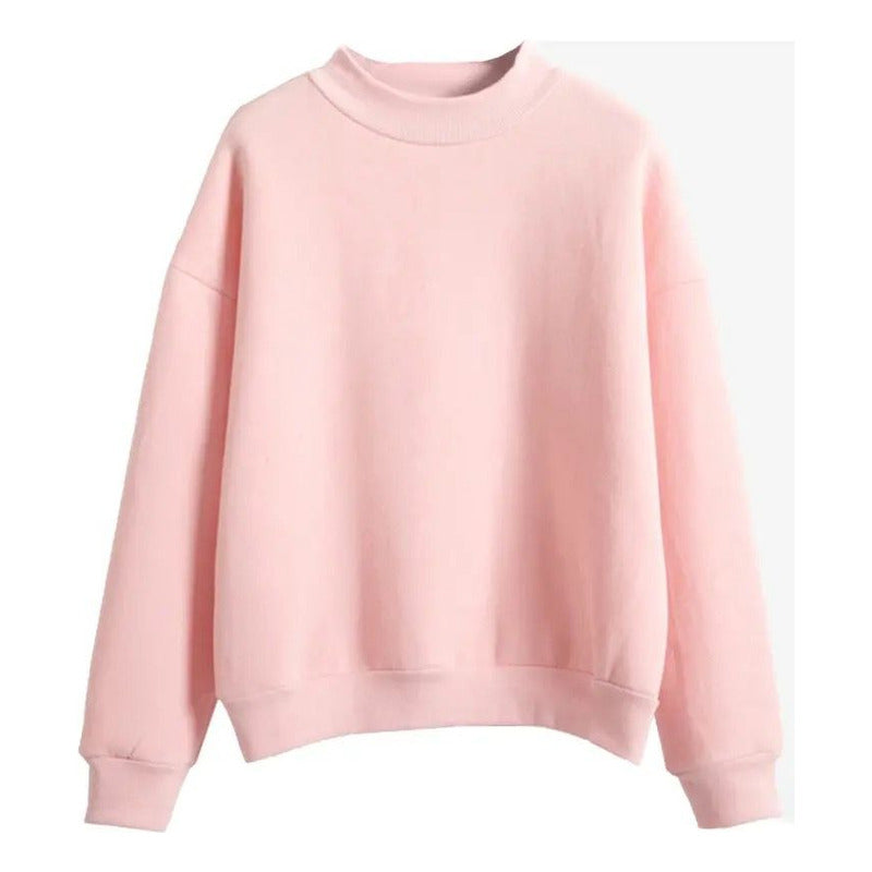 Buzo Deportivo Mujer Cuello Redondo Con Felpa Uniteduy