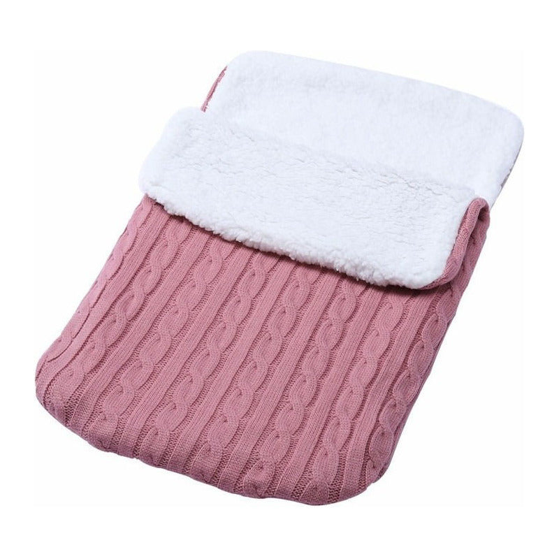 Sobre Bebe Con Corderito Y Lana Bundle Ideal Para El Frio