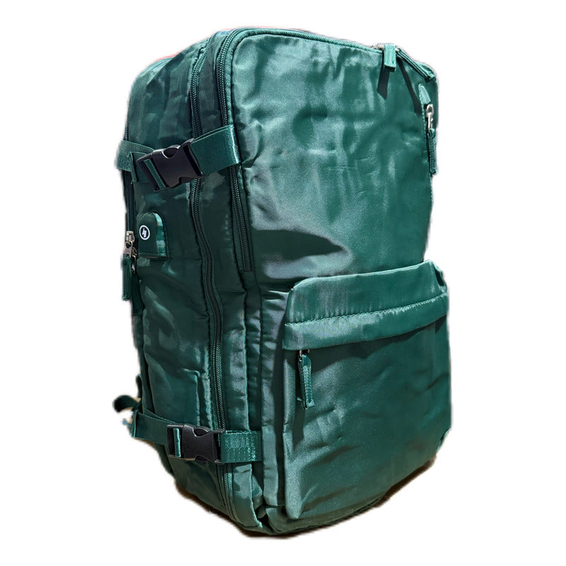 Mochila Viaje Grande Con Usb Varias Reparticiones Uniteduy