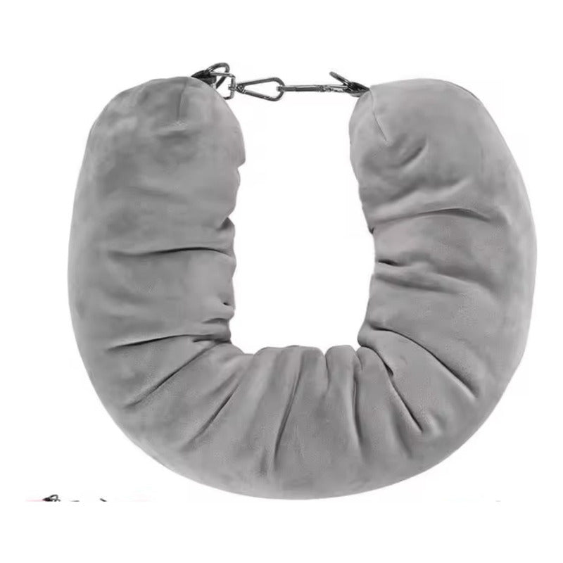 Almohada Funda Cuello Viaje Rellenable Con Ropa Untieduy