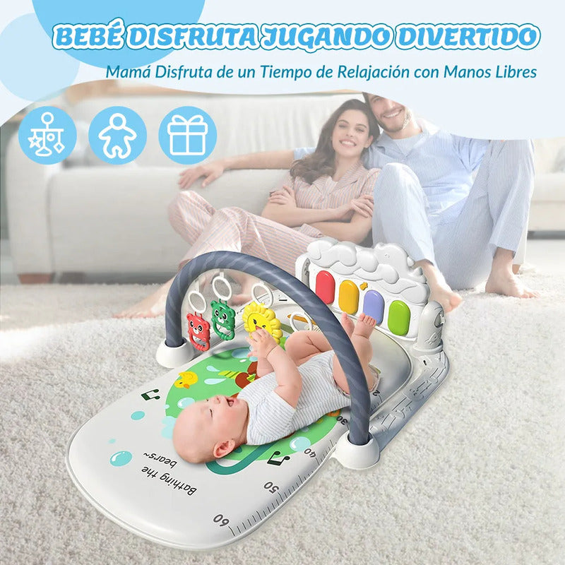 Gimnasio Alfombra Musical E Interactivo Con Piano Uniteduy