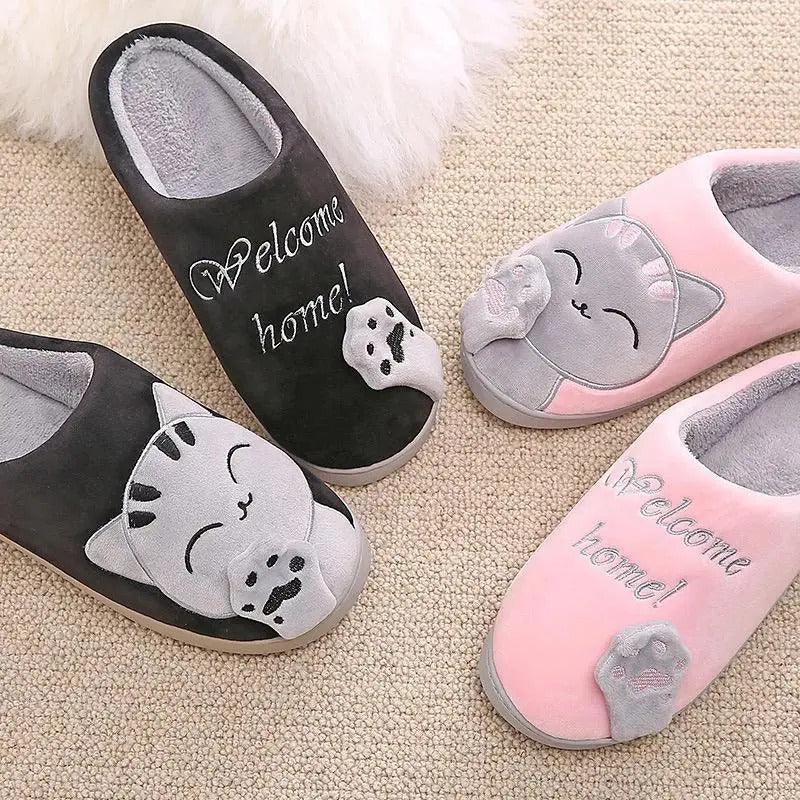 Pantuflas United Uy Gato Sin Talón Adultos Niños Suela Goma