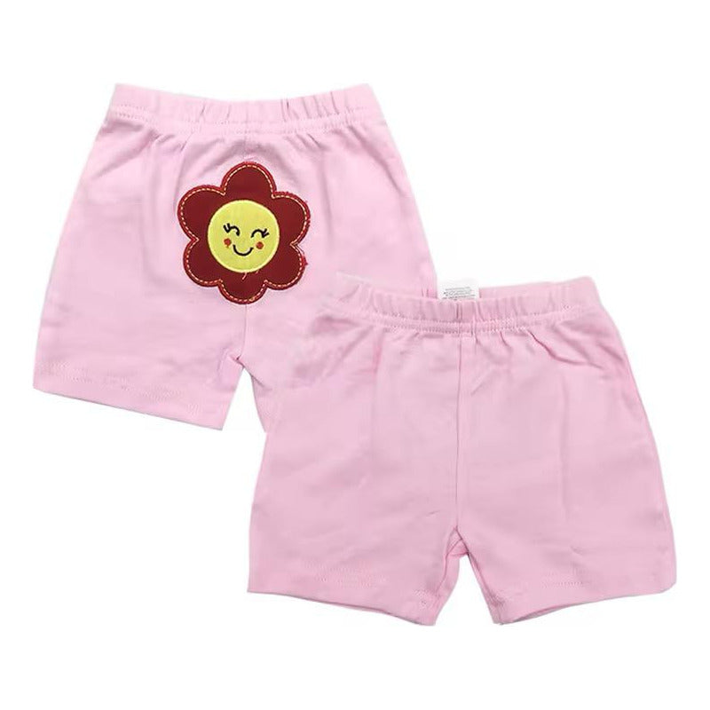 Short Bebe Pack Por 5 Modelos Surtidos  Algodon Uniteduy