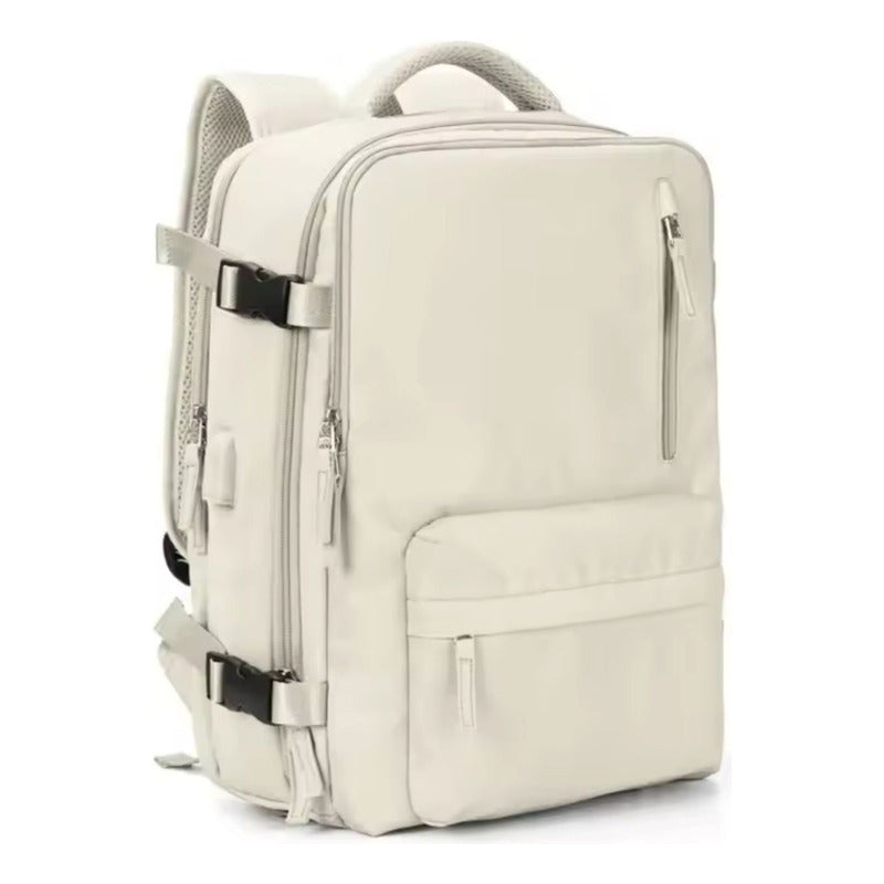 Mochila Viaje Grande Con Usb Varias Reparticiones Uniteduy