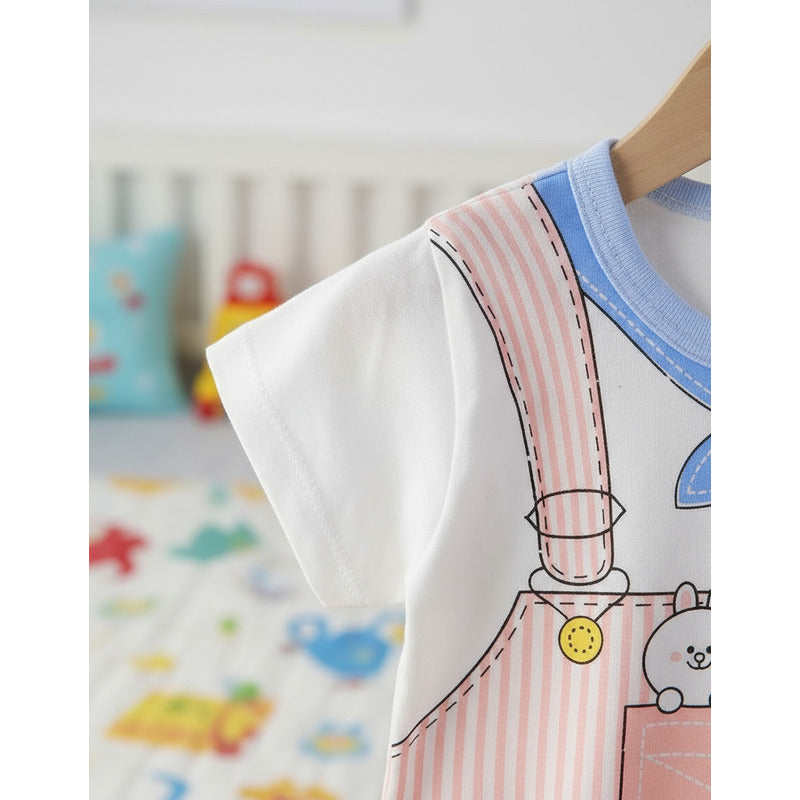 Remeras Manga Corta Algodon Bebes Y Niños Varios Diseños