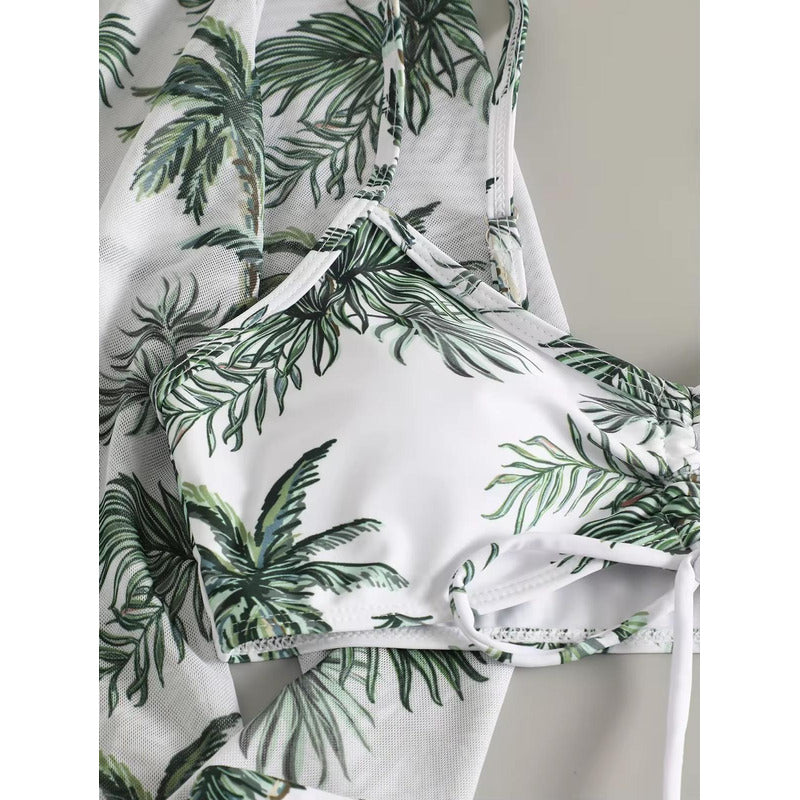 Bikini Malla 3 Piezas Tankini Short Soutien Camisa Uniteduy