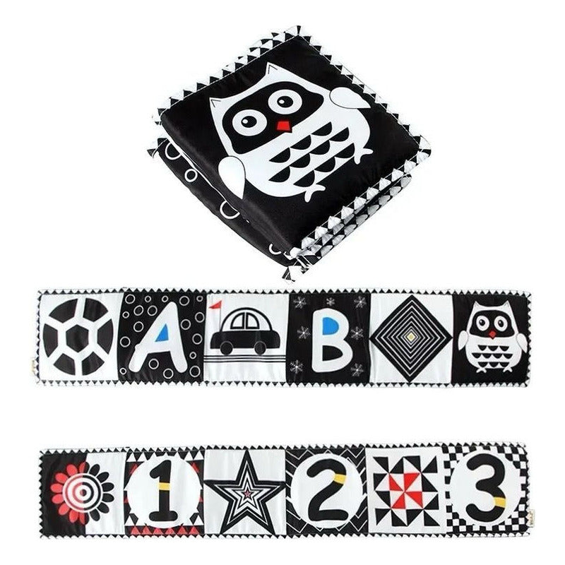 Libro De Tela Sensorial Montessori Bebés Para Cuna Uniteduy