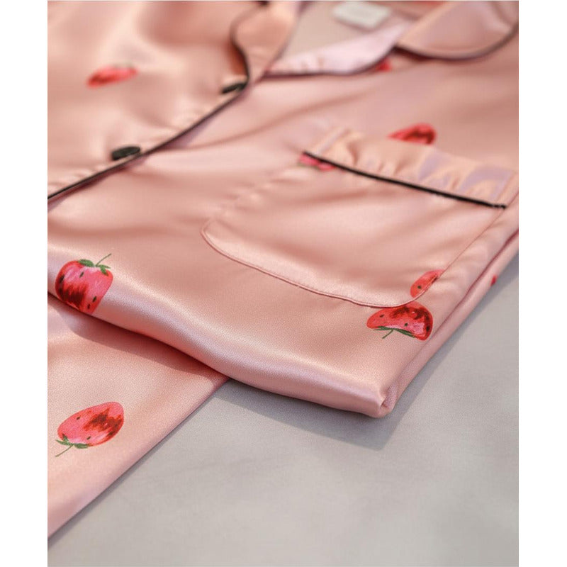 Pijamas Seda Fría Cortos M L Xl Y Xxl Disney Mickey - Minnie