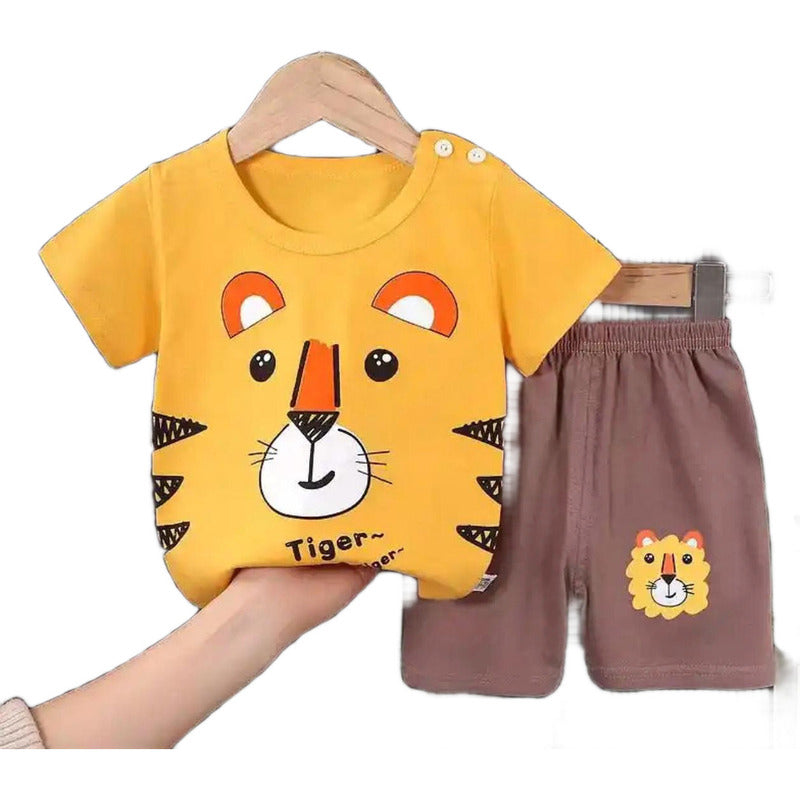 Conjunto Short Y Remera Bebe Y Niño  Uniteduy