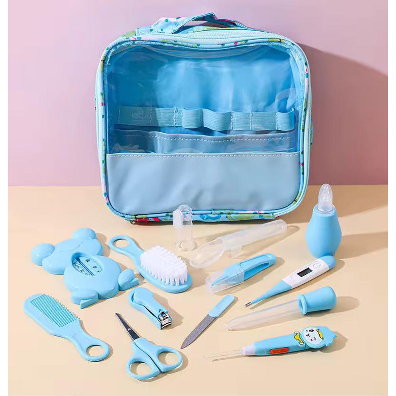 Kit Higiene Bebe Termometro Peine 14 Piezas Muy Completo
