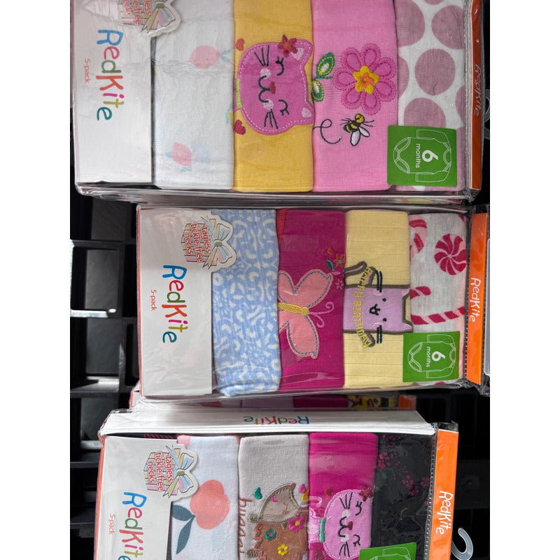 Body Bebe Pack Por 5 Manga Larga  Modelos Surtidos Uniteduy