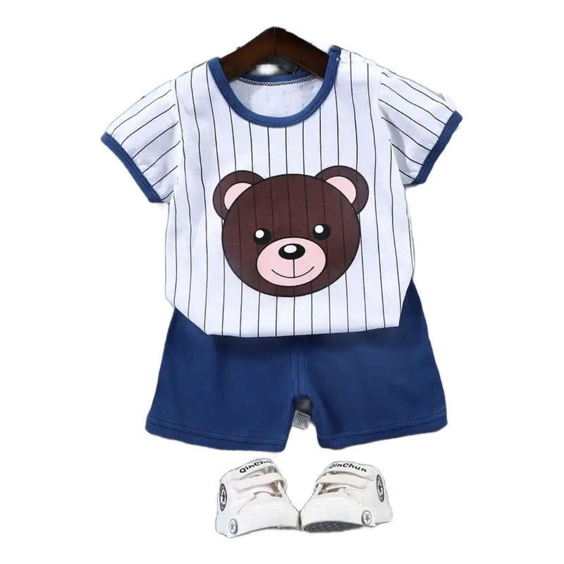 Conjunto Short Y Remera Bebe Y Niño  Uniteduy