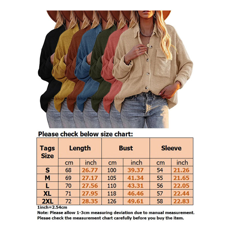 Sobre Camisa Pana Lisos Varios Colores Sin Puños Uniteduy