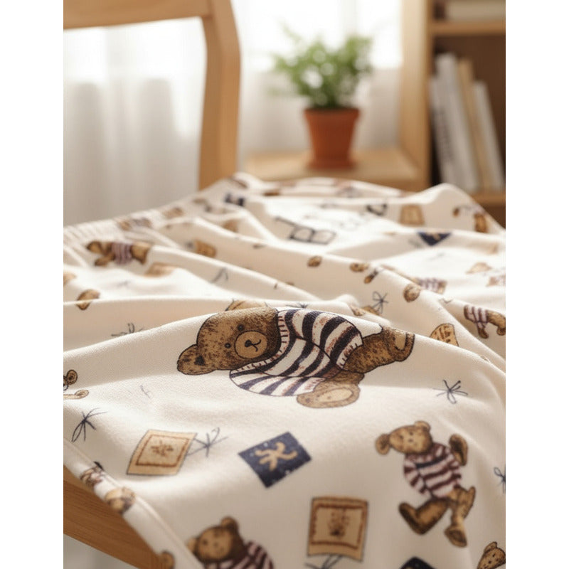 Pijama Remera Larga Y Pantalón Dama Abrigado Varios Dieños