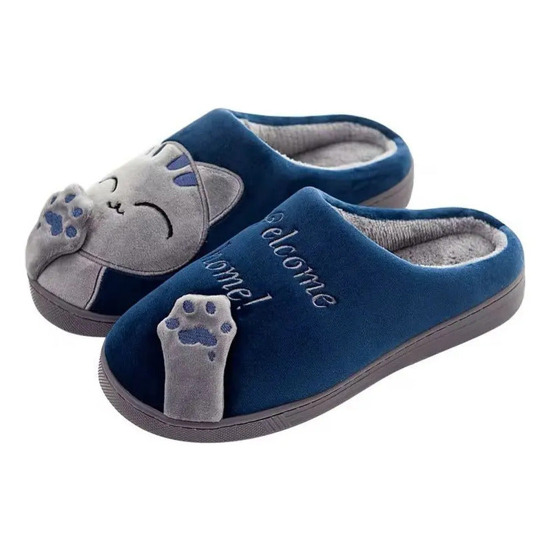 Pantuflas United Uy Gato Sin Talón Adultos Niños Suela Goma