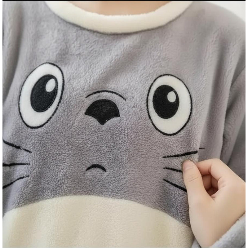 Pijama Peluche Largo De Dama Varios Diseños Talle Único