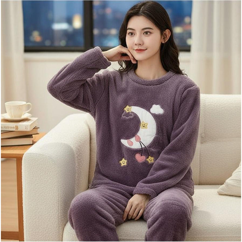 Pijama Peluche Largo Osos Plus Abrigados Varios Colores