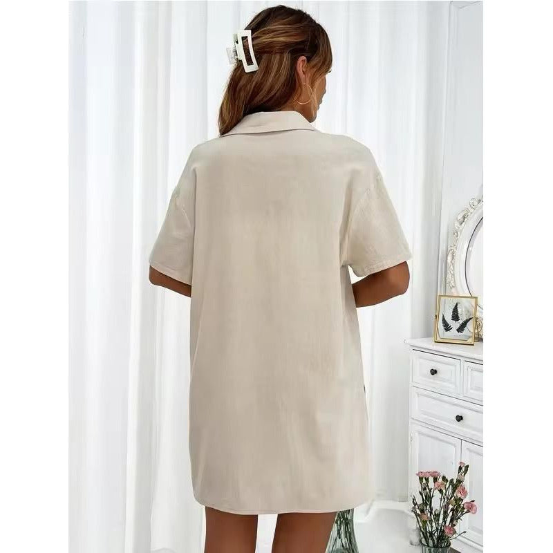 Conjunto Camisa Manga Corta Short Con Elástico Y Cordón