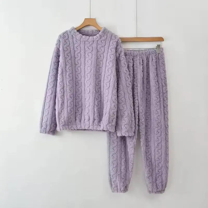 Pijama Peluche Peludo Plush Texturado De Dama Varios Colores