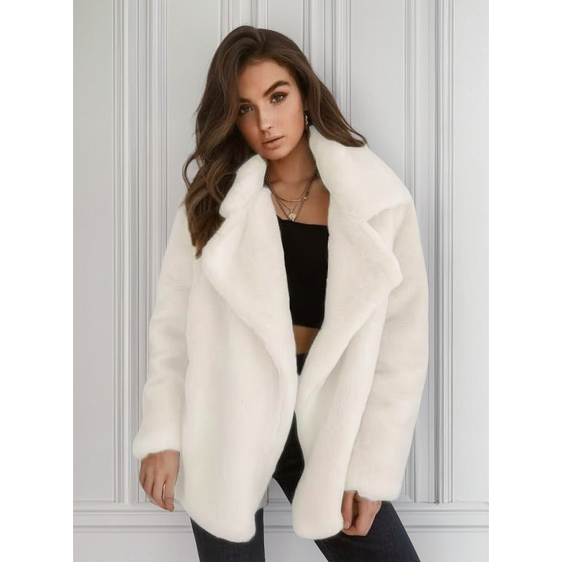 Chaqueta Campera Con Forro Piel Sintética Varios Colores