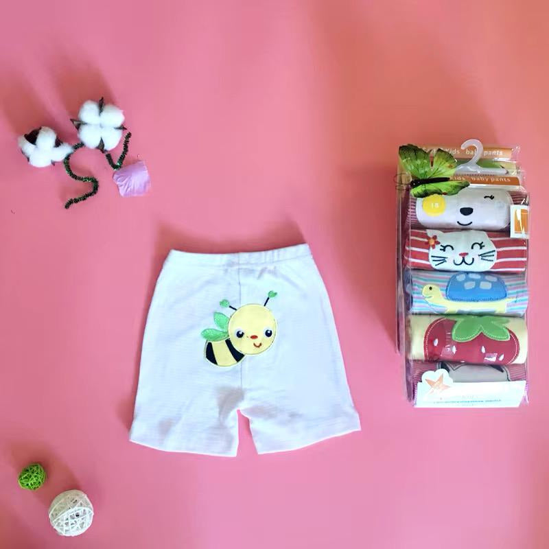 Short Bebe Pack Por 5 Modelos Surtidos  Algodon Uniteduy