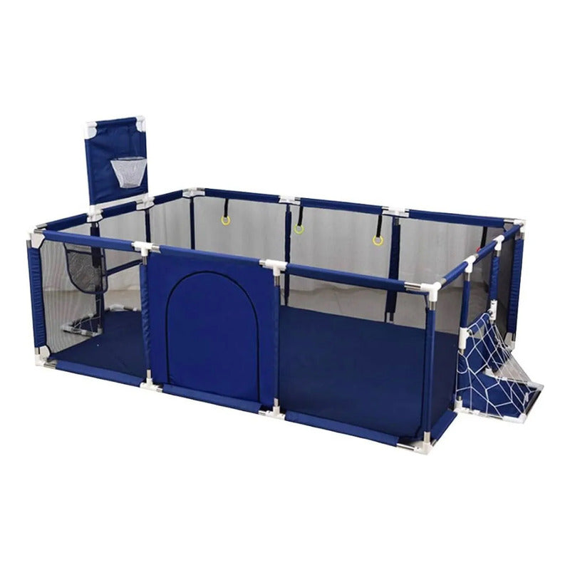 Corral Pelotero Para Bebe Con Arco Y Aro Medida 235*66*129