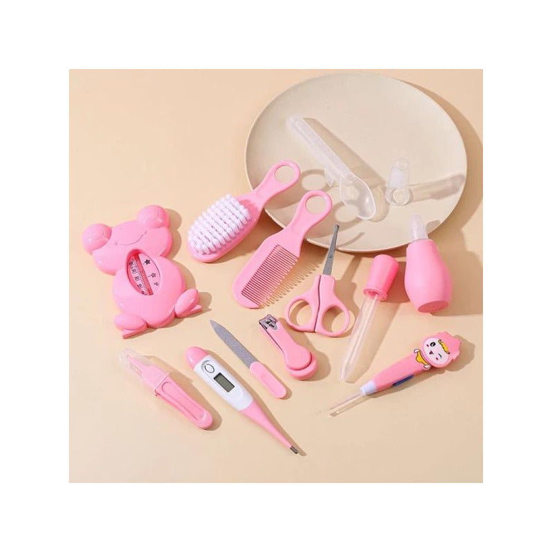 Kit Higiene Bebe Termometro Peine 14 Piezas Muy Completo