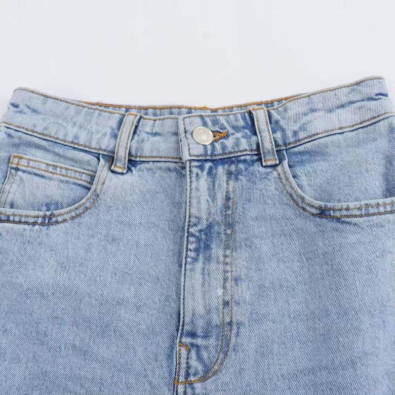 Short Bermuda De Jeans Dama Con Bolsillos Uniteduy