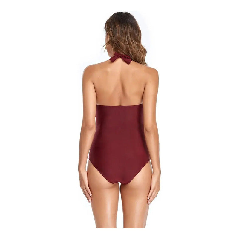 Malla Entera Lisa Y Combinada Bikini Mujer Talles L Al Xxl