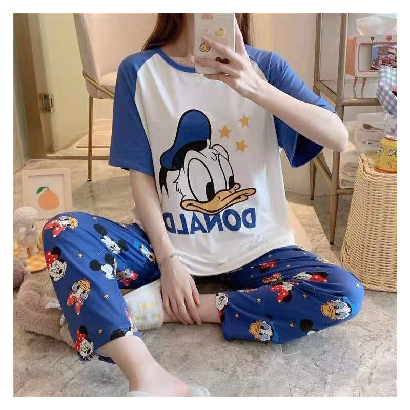 Pijama Pantalon Y Remera Stitch Minnie Donald Daisy Mickey