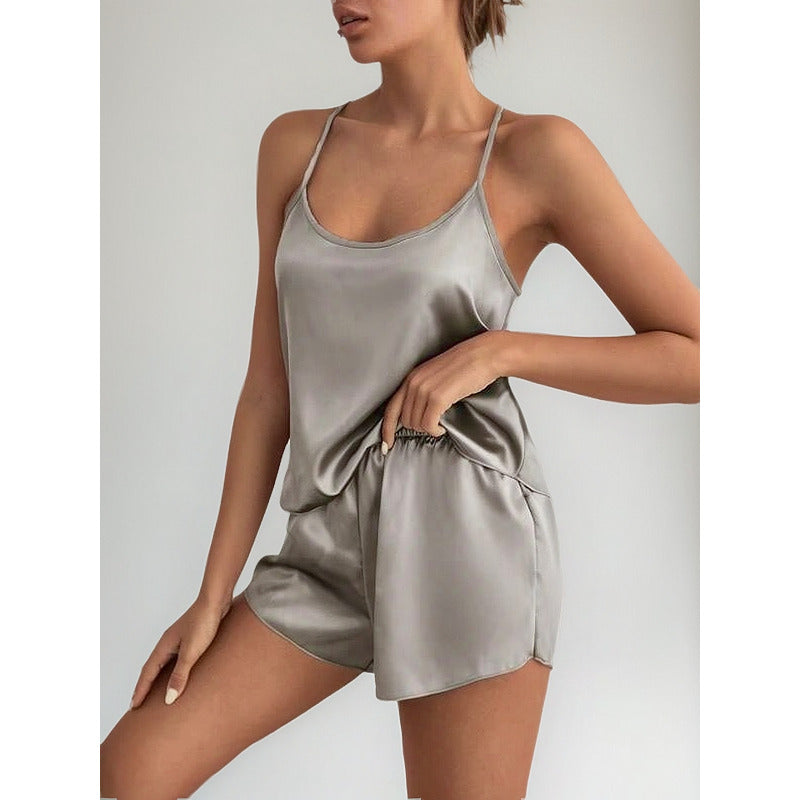 Pijama Short Y Musculosa Tirantes Finos Uniteduy