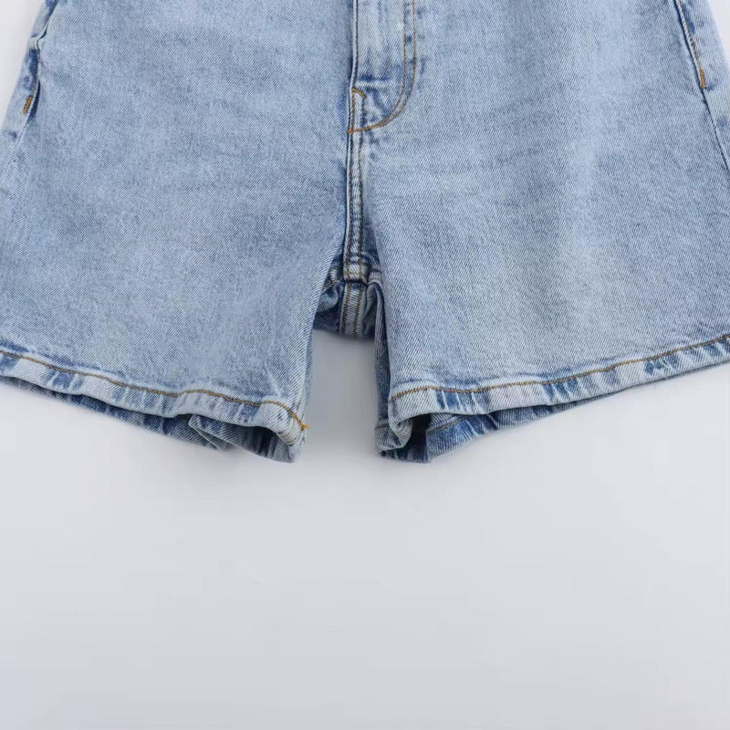 Short Bermuda De Jeans Dama Con Bolsillos Uniteduy