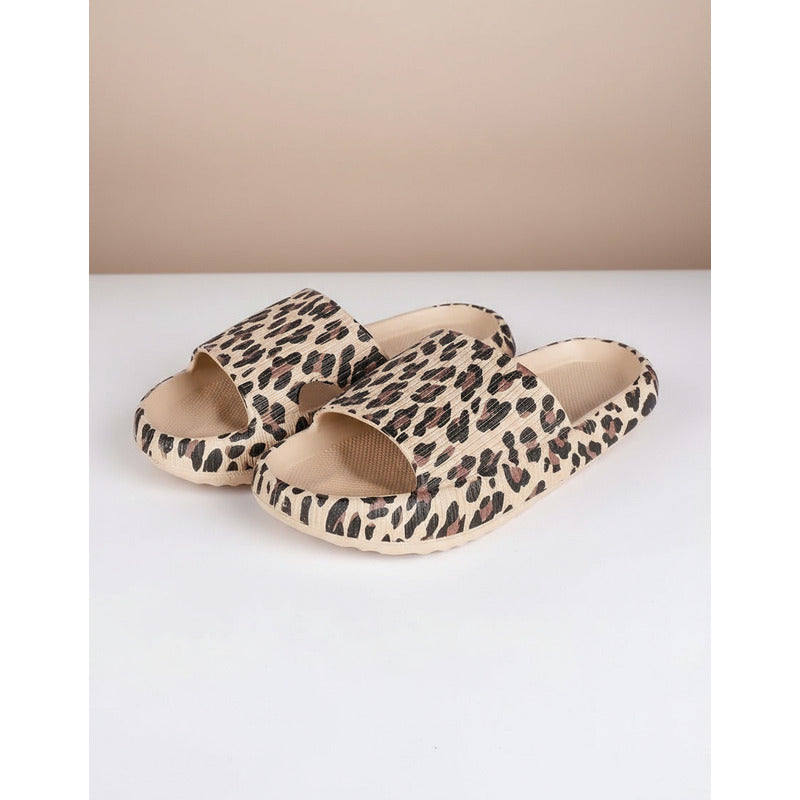 Chancletas Sandalias Ojotas Gomones Playa Animal Print