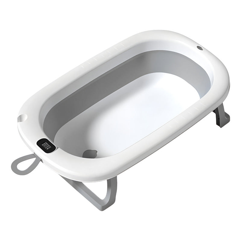 Baño Bañito Bebes Plegable Con Termómetro Con Baby Splash