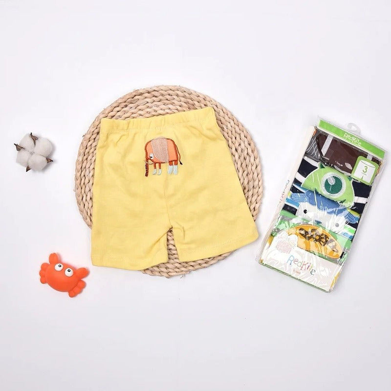 Short Bebe Pack Por 5 Modelos Surtidos  Algodon Uniteduy