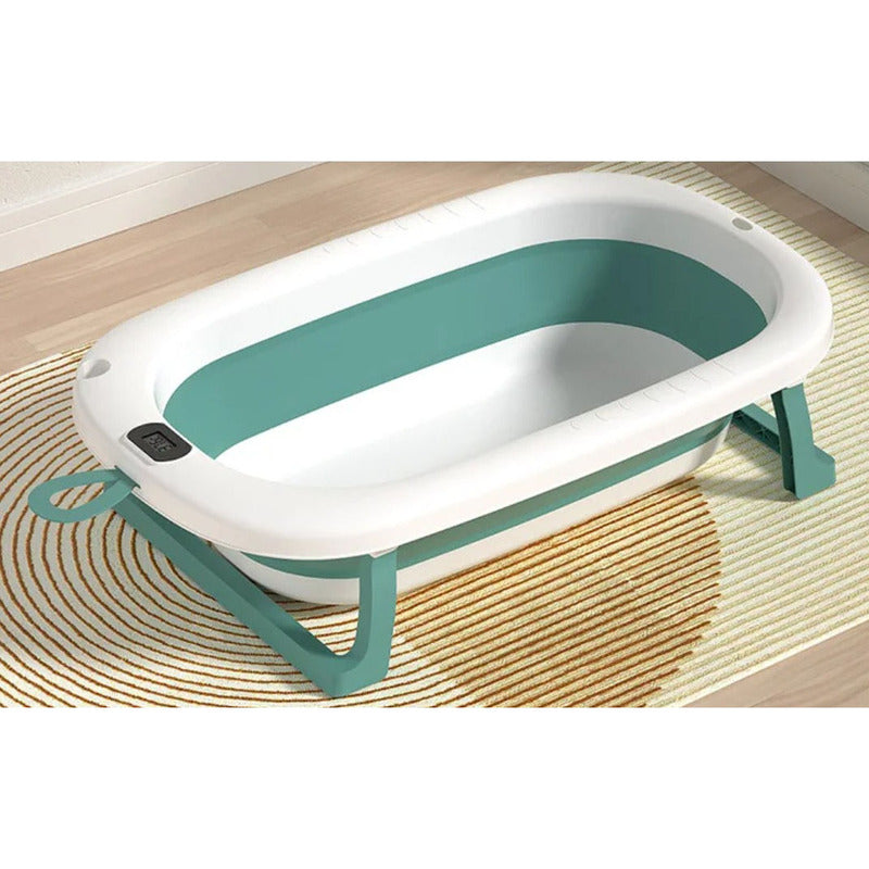 Baño Bañito Bebes Plegable Con Termómetro Con Baby Splash