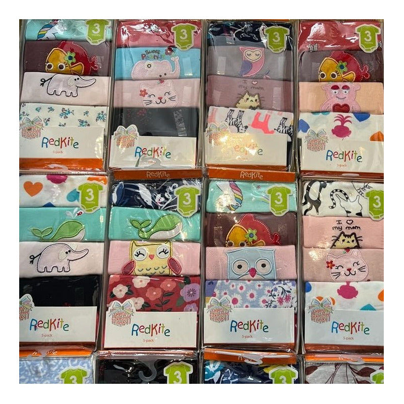 Body Bebe Pack Por 5 Manga Corta  Modelos Surtidos Uniteduy