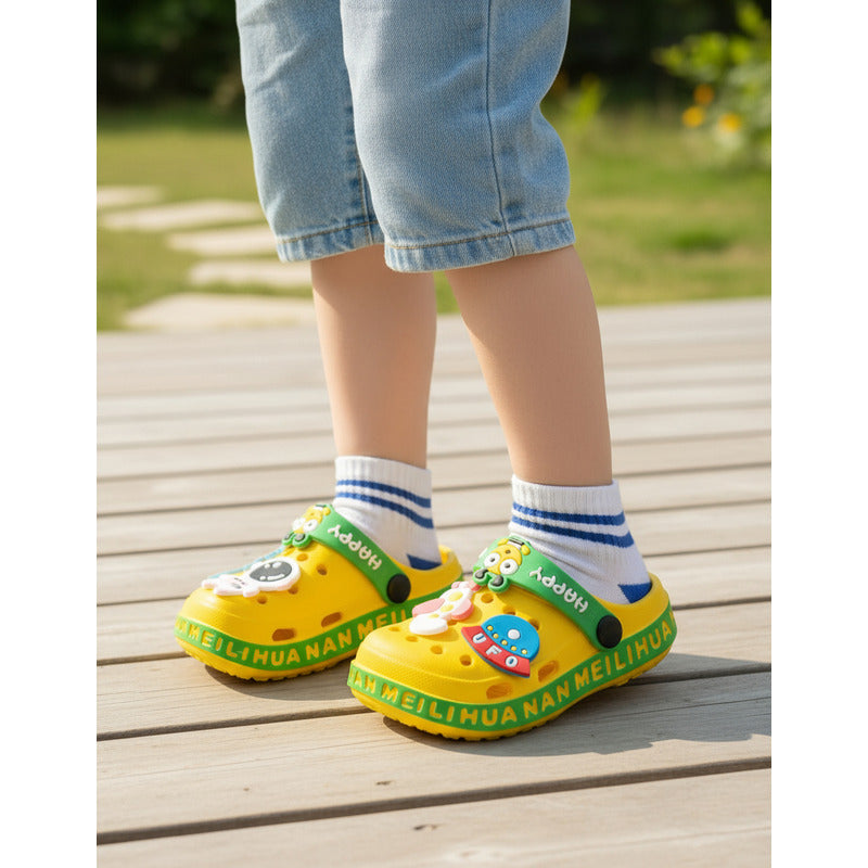 Zapatillas Tipo Sandalia Personajes Animados Pines Uniteduy