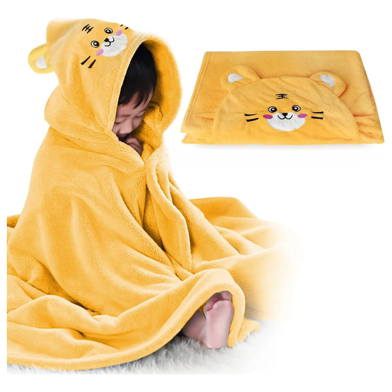 Toalla De Bebe Con Capucha Oso Divina!!! Algodon