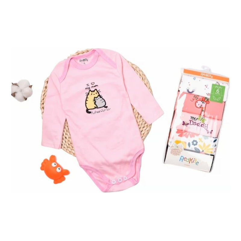 Body Bebe Pack Por 5 Manga Larga  Modelos Surtidos Uniteduy