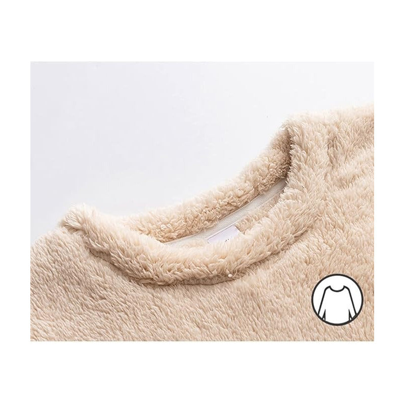 Pijama Peluche Largo Osos Plus Abrigados Varios Colores