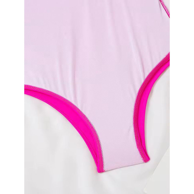 Bikini Malla Entera Cruzado Volados Control Abdomen Uniteduy