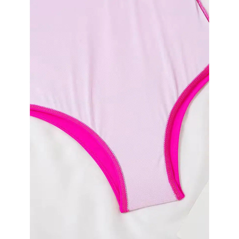 Bikini Malla Entera Cruzado Volados Control Abdomen Uniteduy