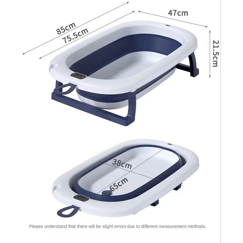 Baño Bañito Bebes Plegable Con Termómetro Con Baby Splash
