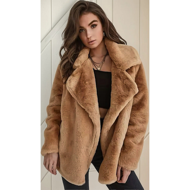 Chaqueta Campera Con Forro Piel Sintética Varios Colores