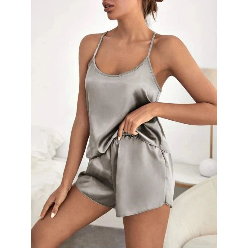 Pijama Short Y Musculosa Tirantes Finos Uniteduy