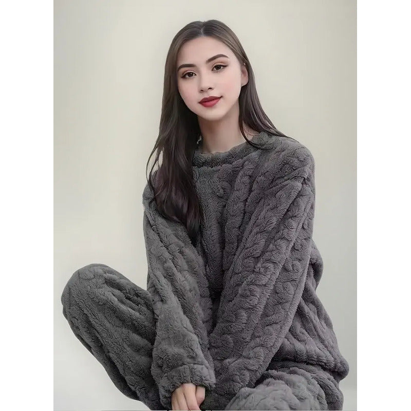 Pijama Peluche Peludo Plush Texturado De Dama Varios Colores