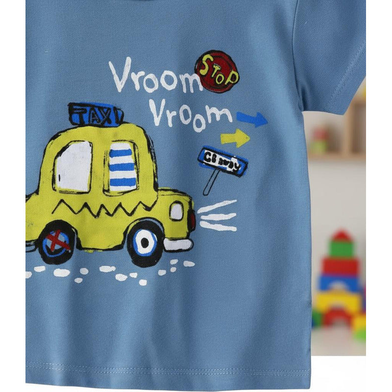 Remeras Manga Corta Algodon Bebes Y Niños Varios Diseños